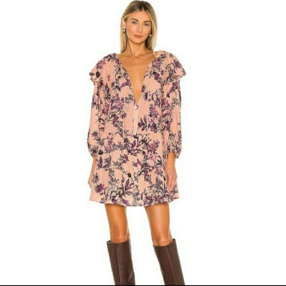 𝅺nwt Free People Sunbaked Swing Dress XS - Picture 12 of 12